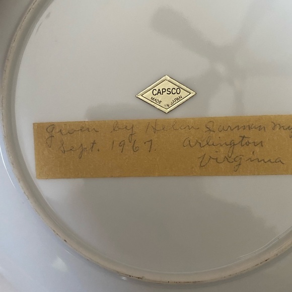 Vintage CAPSCO State of Virginia Decorative Plate - Picture 6 of 6